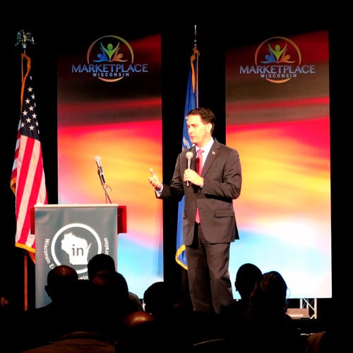 Governor Walker announced at MARKETPLACE 2016 that $585,000 worth of grants were awarded to five minority chambers of commerce around the state.