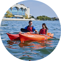 Living In Wisconsin: Kayak on Lake Monona