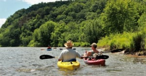 Kayaking in Sauk County, Wisconsin