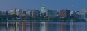 Madison, Wisconsin skyline | Connect with us In Wisconsin