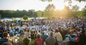 Summer Concert at Phoenix Park in Eau Claire, Wisconsin