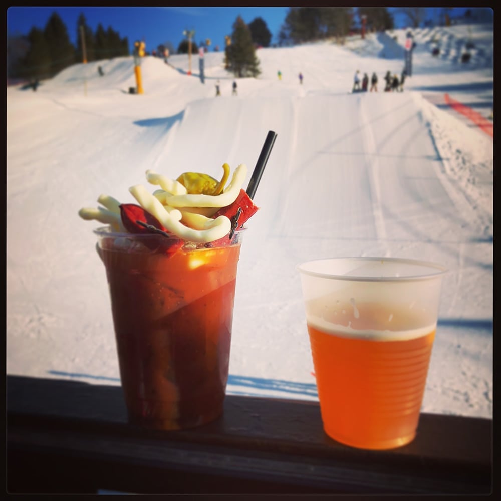 Bloody Marys and Skiing