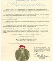 Woman's Veteran's Day