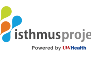 Logo for Isthmus Project, powered by UW Health